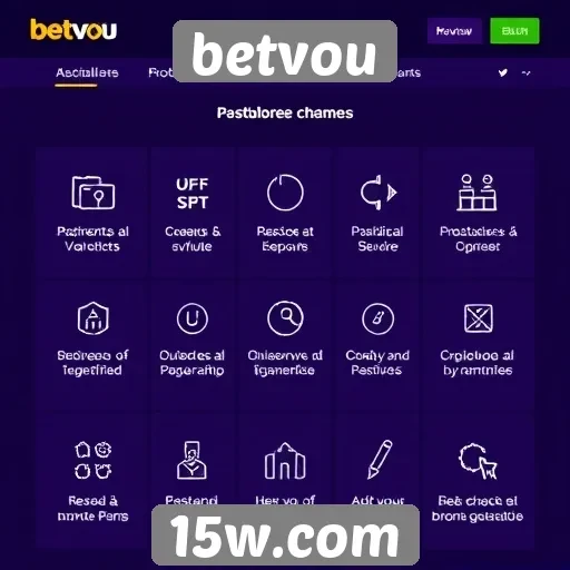 Recursos e funcionalidades do site betvou